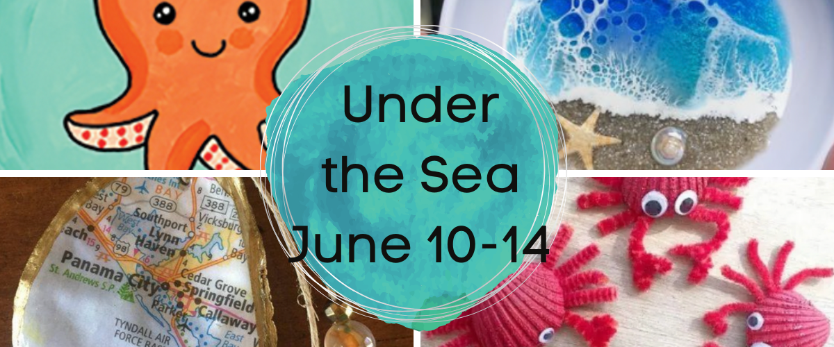 Pinspiration Summer Camp 2024 ~ Week 1: Under the Sea | Ages 6-9